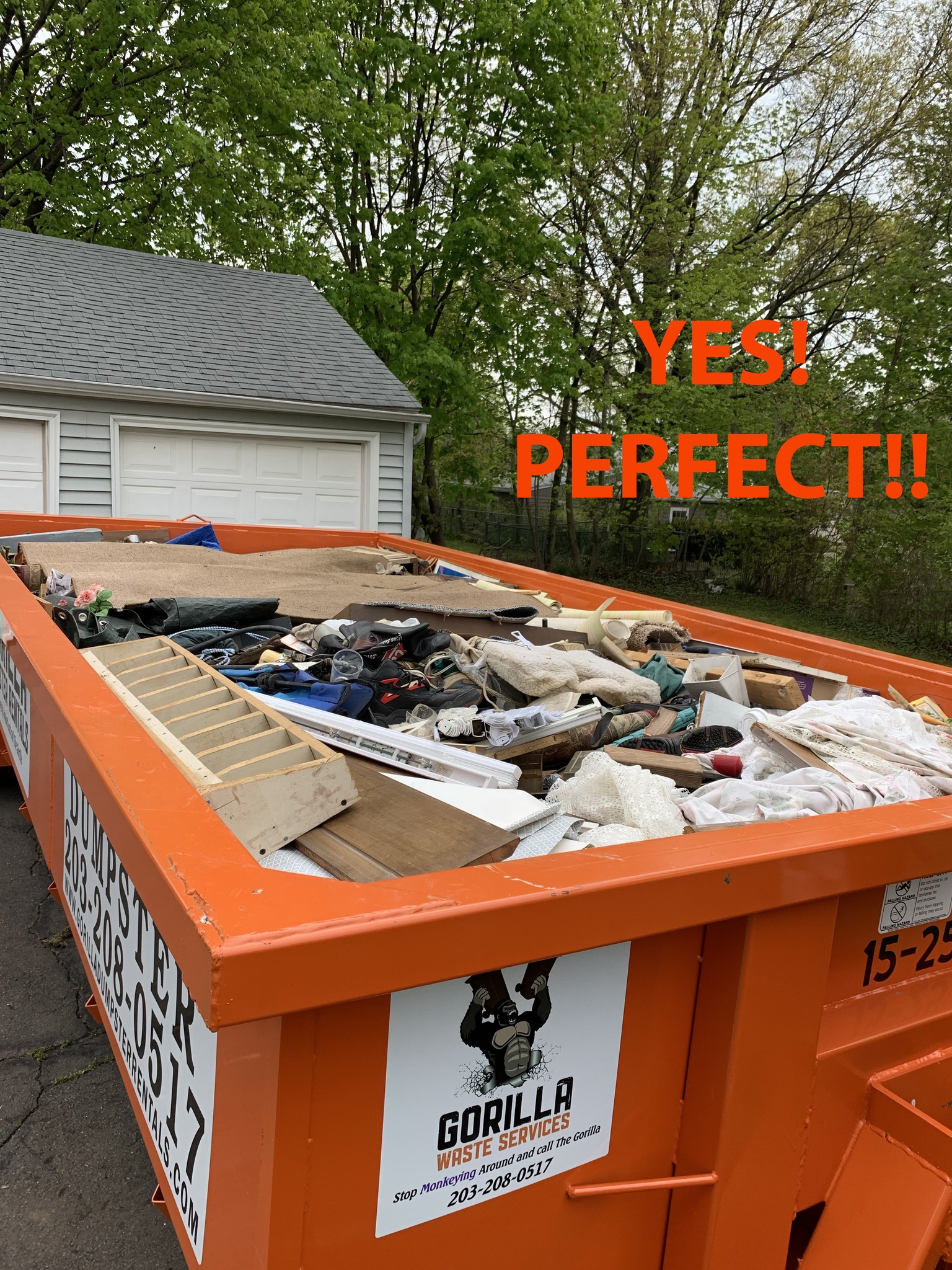 Correctly Loaded Dumpster Guidelines - Level Load